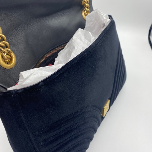 GUCCI medium marmont velvet bag - Picture 12 of 14